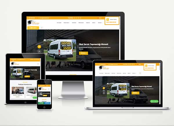 Öğrenci ve Personel Servis Taşımacılığı Web Sitesi